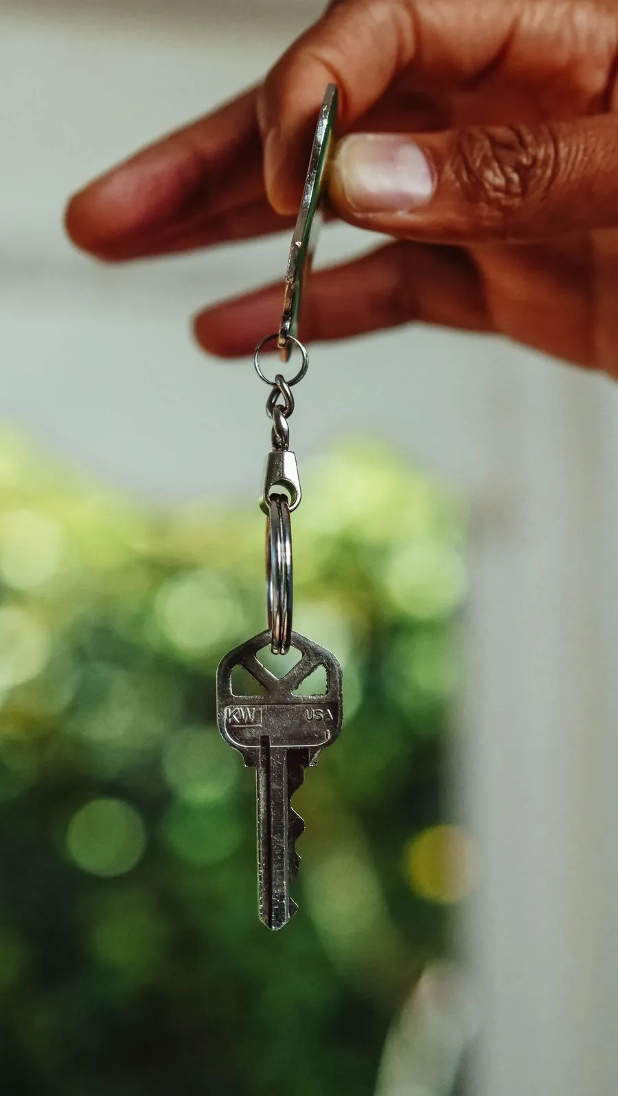 Handing over house keys